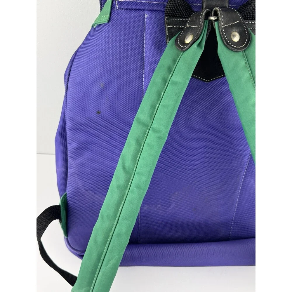 Vintage United Colors of Benetton Colorful Backpack Daypack Nylon Unisex Rare
